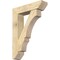 Ekena Millwork Balboa Slat Rough Sawn Bracket w/ Offset Brace, Douglas Fir, 8"W x 32"D x 44"H BKT0806X32X44BOA06RDF - alternate 1